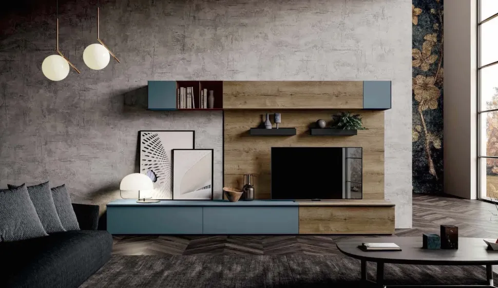 Parete attrezzata Qsm 636 dell'azienda Imab con uno sconto esclusivo