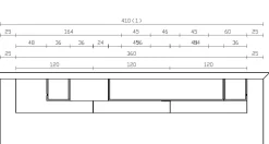 Parete attrezzata Qsm 636 dell'azienda Imab con uno sconto esclusivo