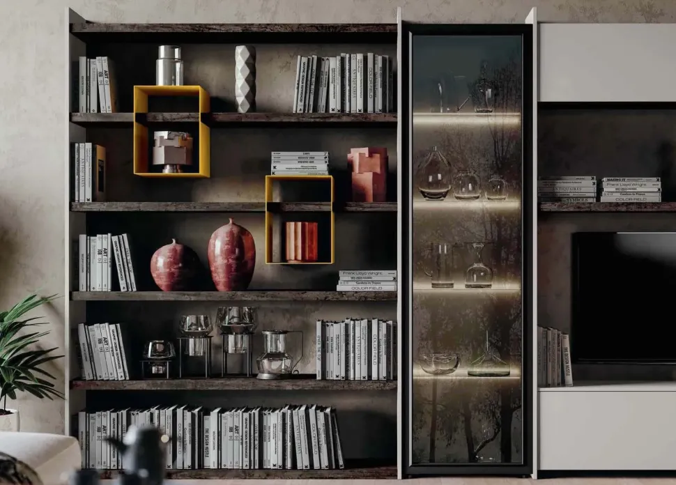 Parete attrezzata Qsm 619 del marchio Imab con uno sconto esclusivo