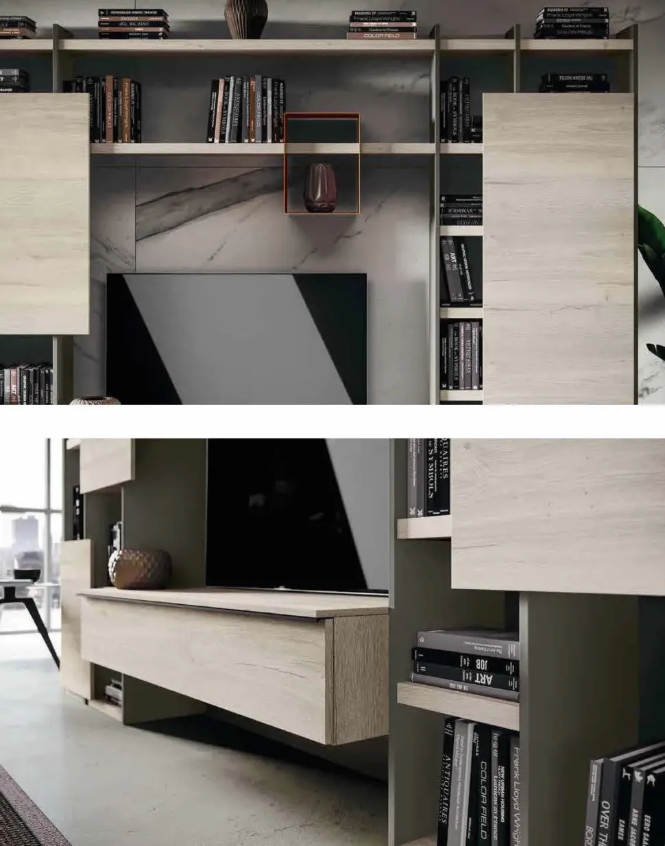 Parete attrezzata Qsm 618 di Imab in OFFERTA OUTLET