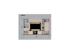 Parete attrezzata Qsm 637 di Imab scontata del 50%