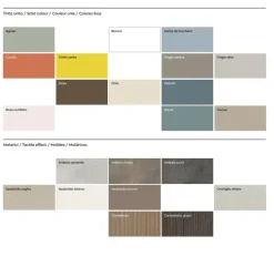 Parete attrezzata Qsm 633 Imab in stile moderna a prezzo ribassato