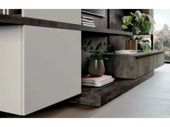 Parete attrezzata Qsm 610 Imab in stile moderno a prezzo scontato