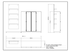 Parete attrezzata Quadratus Tisettanta OFFERTA OUTLET