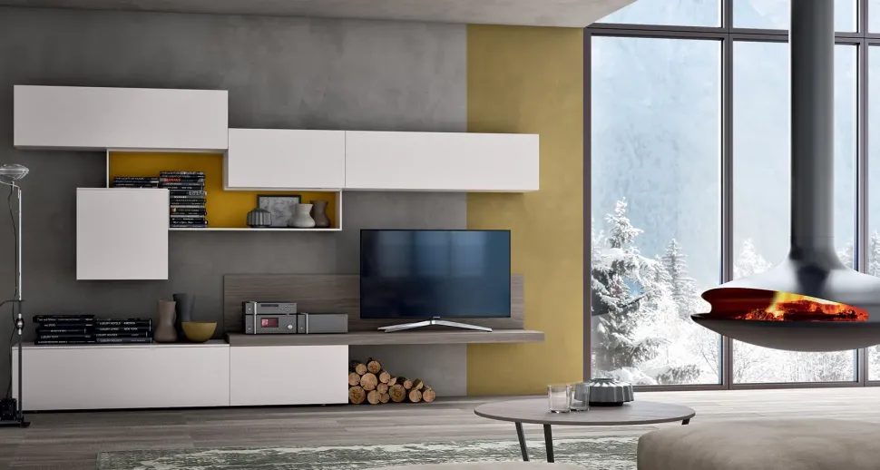 Parete attrezzata Sa 1577 di Maronese acf in OFFERTA OUTLET