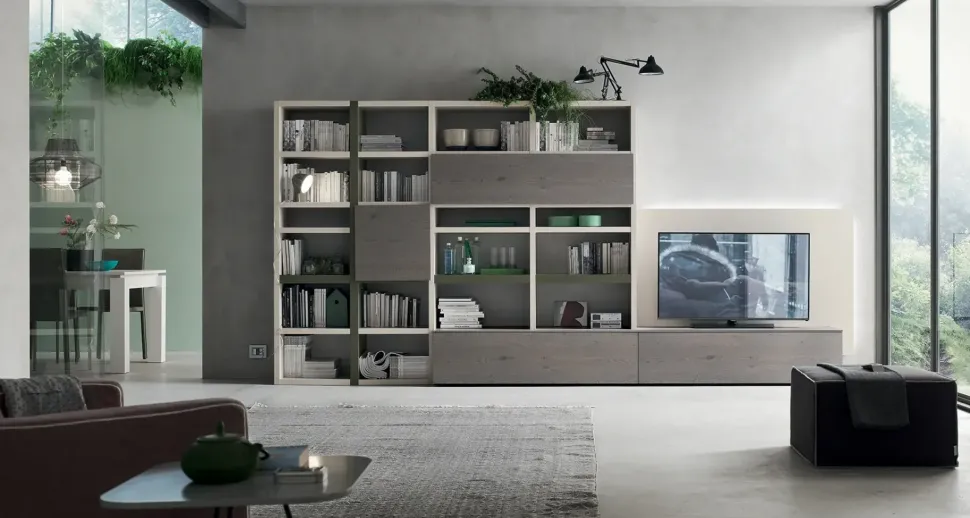 Parete attrezzata Seta a spalla della marca Maronese acf con un ribasso esclusivo