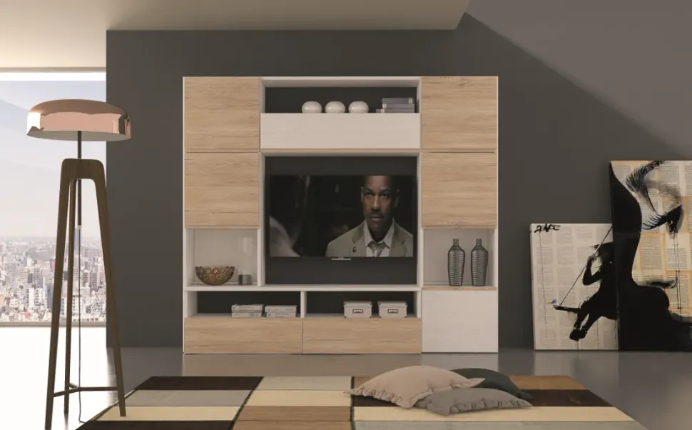 Parete attrezzata Silver- 1 del marchio Artigianale con un ribasso esclusivo