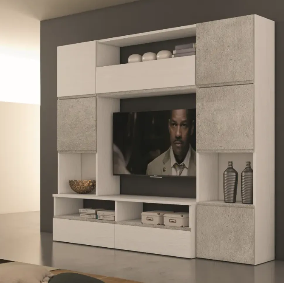 Parete attrezzata Silver- 1 del marchio Artigianale con un ribasso esclusivo