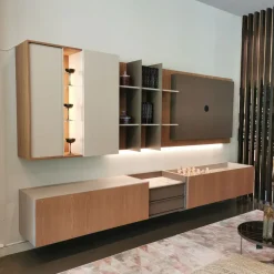 Parete attrezzata Skyline 3.0 di Astor mobili in OFFERTA OUTLET