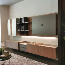 Parete attrezzata Skyline 3.0 di Astor mobili in OFFERTA OUTLET