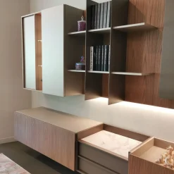 Parete attrezzata Skyline 3.0 di Astor mobili in OFFERTA OUTLET