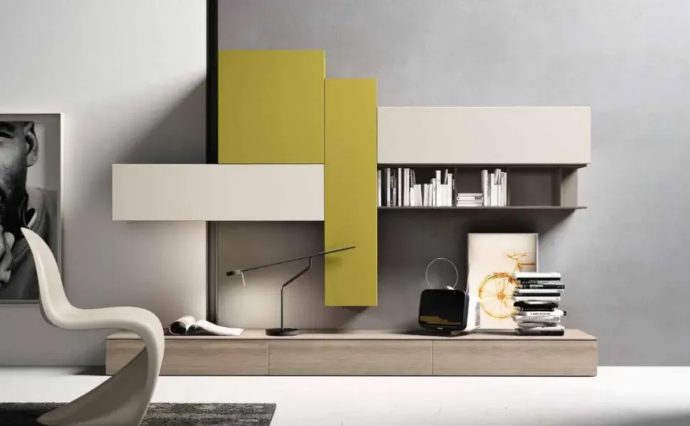 Parete attrezzata Soggiorno living spagnol del marchio Mobil spa con un ribasso esclusivo