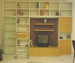 Parete attrezzata Soggiorno Collezione esclusiva in stile moderno a prezzo ribassato