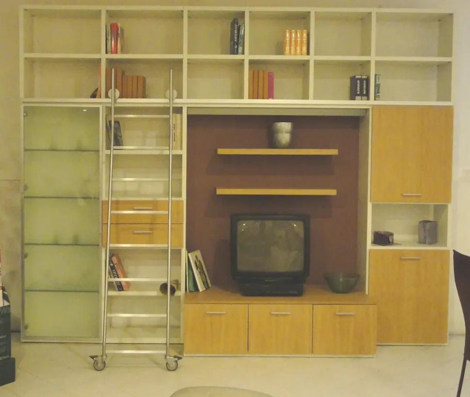 Parete attrezzata Soggiorno Collezione esclusiva in stile moderno a prezzo ribassato