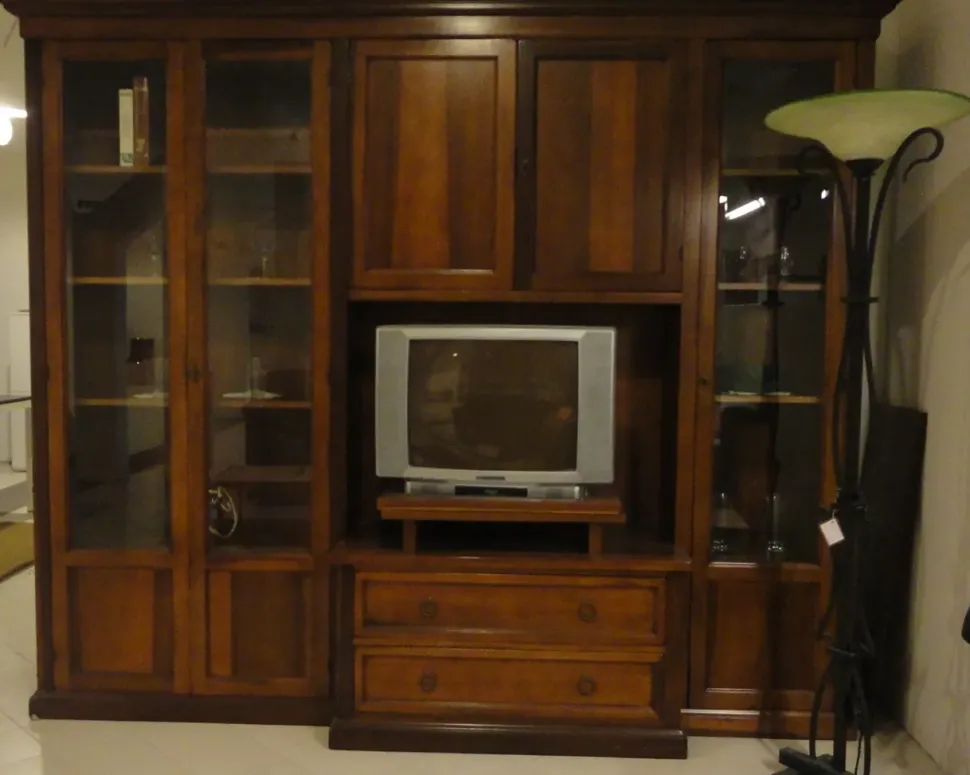 Parete attrezzata Soggiorno Artigianale in stile classico a prezzo ribassato