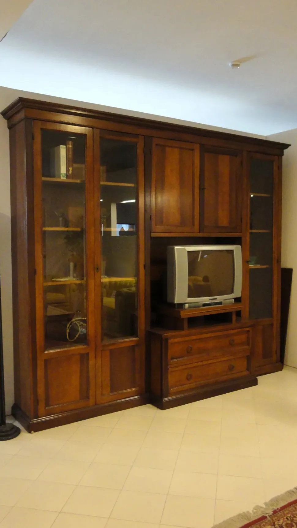 Parete attrezzata Soggiorno Artigianale in stile classico a prezzo ribassato