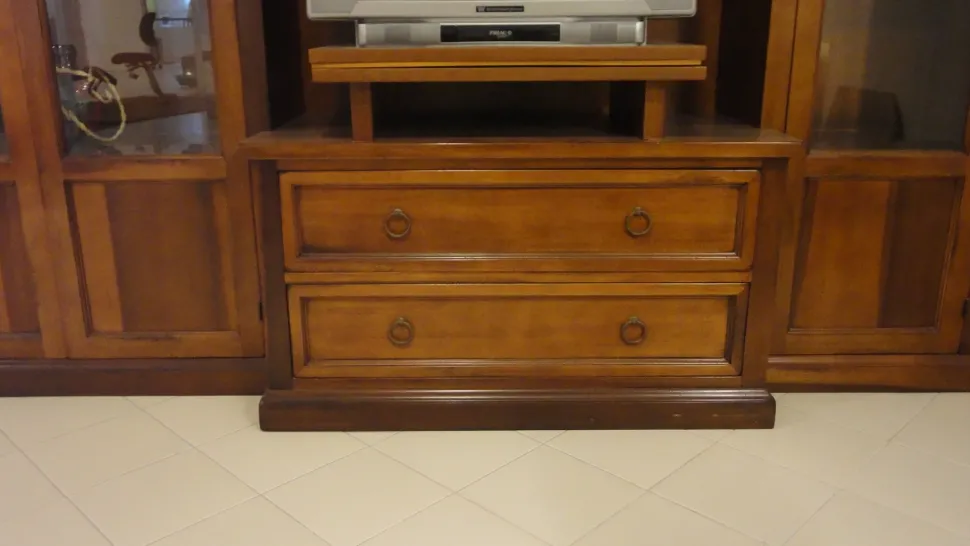 Parete attrezzata Soggiorno Artigianale in stile classico a prezzo ribassato