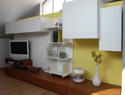 Parete attrezzata Soggiorno presotto mod. modus Presotto in stile moderna a prezzo scontato