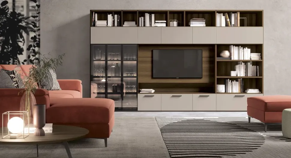 Parete attrezzata Space l12 dell'azienda Colombini casa con uno sconto esclusivo