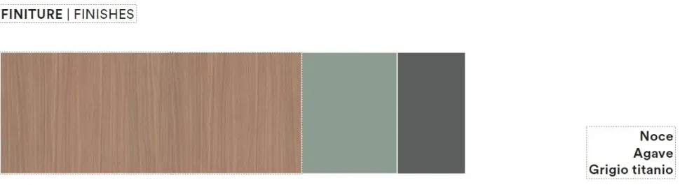 Parete attrezzata Space l05 Colombini casa in stile moderna a prezzo ribassato