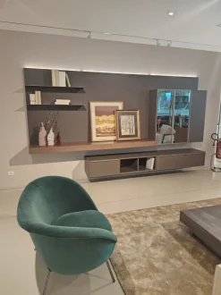 Parete attrezzata Spazio Pianca in stile moderna a prezzo ribassato