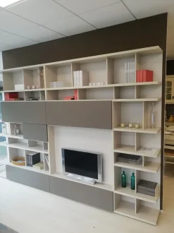 Parete attrezzata Spazioteca del marchio Pianca con un ribasso esclusivo