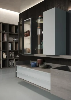 Parete attrezzata Story3 di Astor mobili scontata del 32%