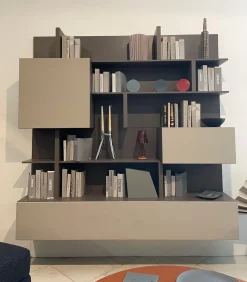 Parete attrezzata T030 Lema in stile moderna a prezzo scontato