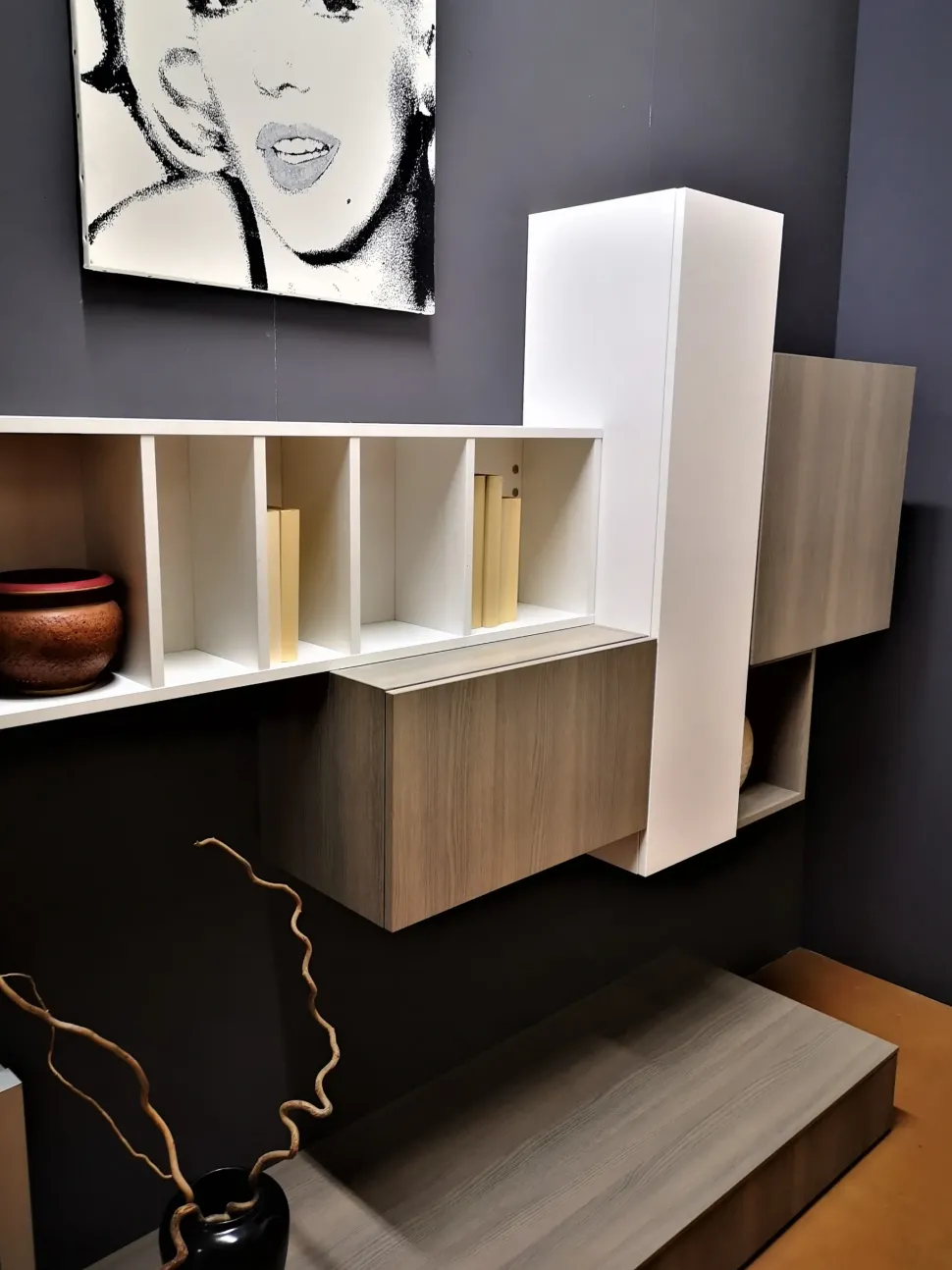 Parete attrezzata Time della firma Alpe con uno sconto esclusivo