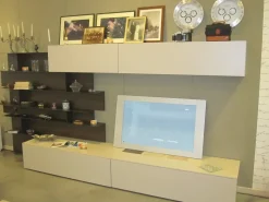 Parete attrezzata Tomasella in laccato opaco Atlante in Offerta Outlet