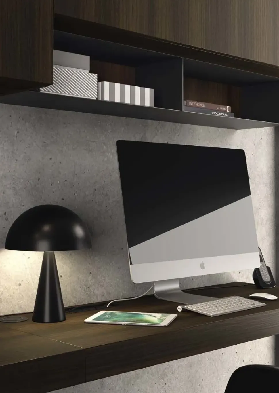 Parete attrezzata Vitality luce c14 Colombini casa in stile design a prezzo scontato