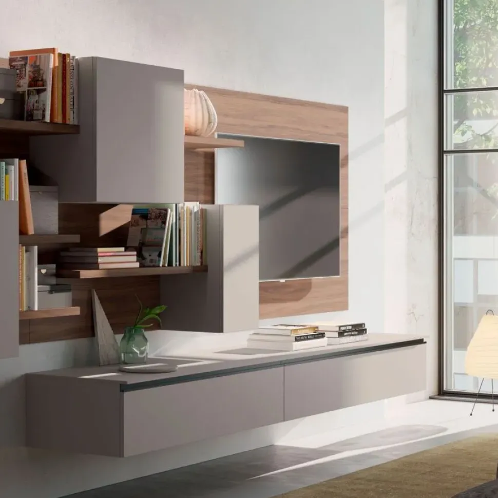 Parete attrezzata Yad 2 di Orme in OFFERTA OUTLET