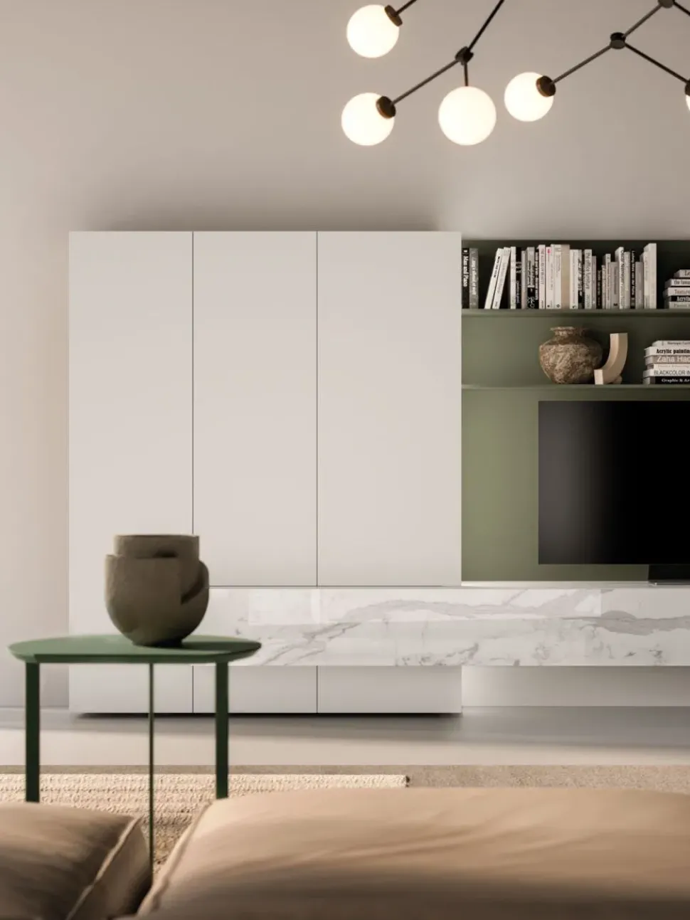 Parete attrezzata Yad 70 di Orme scontata del 30%