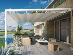 Pergotenda a marchio Artigianale modello Onda 90 waterproof SCONTATA