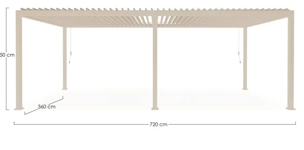 Pergotenda a marchio Bizzotto modello Pergotenga SCONTATA