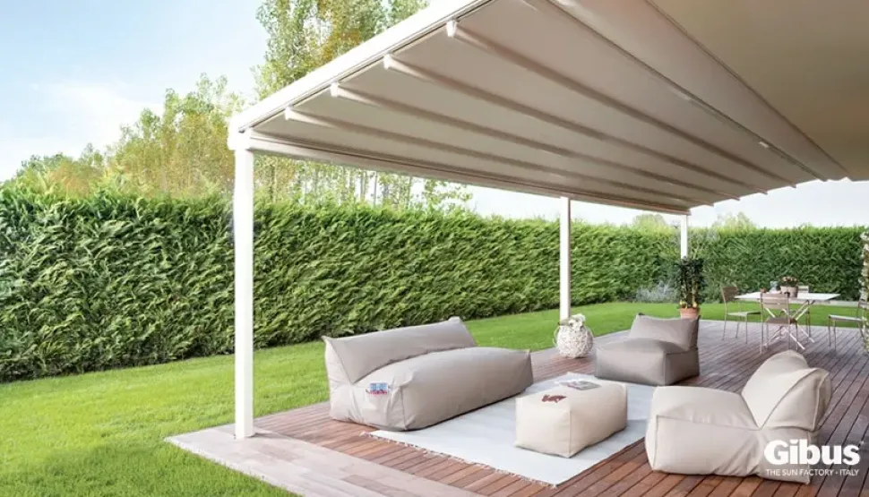 Pergotenda Med jeans gibus 300 x 350 Gibus ad un prezzo mai così vantaggioso