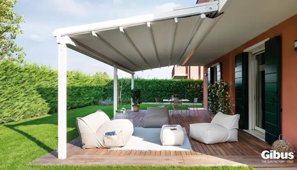 Pergotenda Med jeans gibus 300 x 350 Gibus ad un prezzo mai così vantaggioso