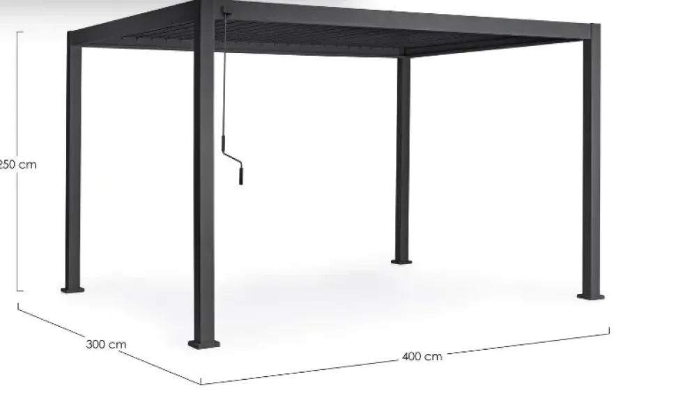 Pergotenda modello Pergola ocean Bizzotto a prezzo scontato