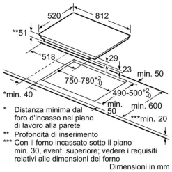 Piano cottura modello Ed875fsb5e di Siemens con forte sconto