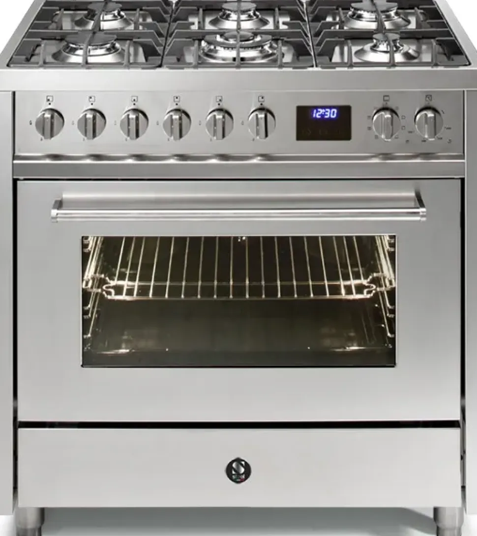 Piano cottura modello Enfasi 90 Steel a PREZZI OUTLET