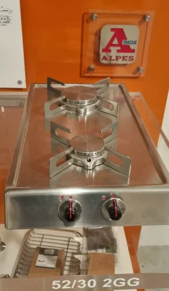 Piano cottura modello Piano cottura 2 fuochi del brand Alpes inox a prezzo ribassato