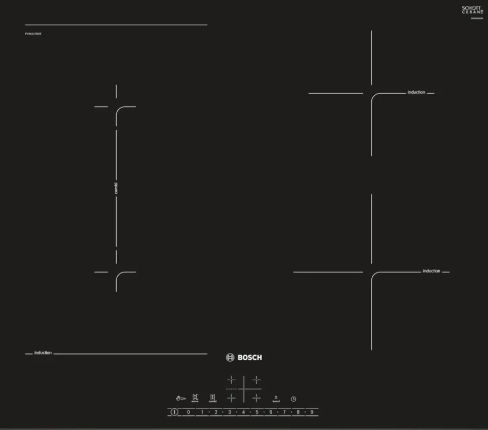Piano cottura Pvs631fb5e della marca Bosch a prezzo Outlet