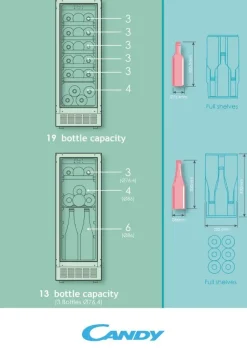 Piccoli elettrodomestici Candy Cantinetta incasso 30 cm a prezzo scontato