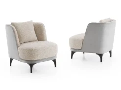 Poltrona Amanda outlet Diotti.com in Tessuto SCONTATA