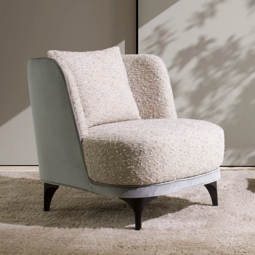 Poltrona Amanda outlet Diotti.com in Tessuto SCONTATA