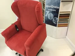 Poltrona Berge - spazio relax con movimento relax a marchio Artigianale con uno sconto speciale