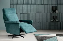 Poltrona con movimento relax Fluf in Tessuto Samoa con forte sconto