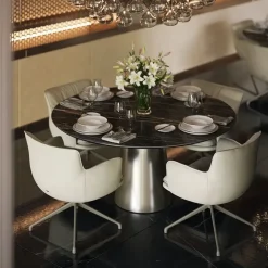 Poltrona con seduta fissa rhonda lounge Cattelan italia in Offerta Outlet