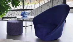 Poltrona con seduta fissa Lilia Flou in Offerta Outlet