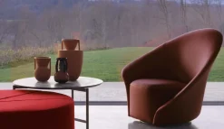 Poltrona con seduta fissa Lilia Flou in Offerta Outlet